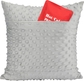 Throw Pillow-minky Dot Red