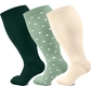 A12-Dark Green/Green/Beige (3 Pack)