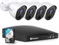 8 Channel 4 Camera, 1080p Full HD DVR 1TB HDD