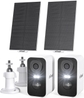 White 2 Pack Solar Cam