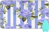 Beautiful Blue Roses in Stripes With Violet Striped-2