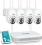 8CH NVR+4 Dome Cameras