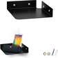 8" Metal Shelf - Black