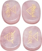 Rose Quartz/Triangle Symbol(Set of 4)