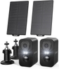 Black 2 Pack Solar Cam