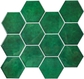 Forest Green Hexagon