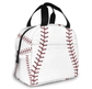 Baseball Lace Sport Portable Insulated Lunch Bag