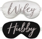 Set of 2 (1 White Wifey Mask & 1 Black Hubby Mask)