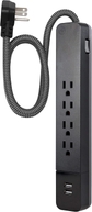 4 Outlet USB & Black