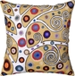 Yellow Gold Tree of Life Pillow Cover