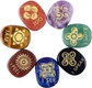 #2-7 Chakra Stones/English Symbol(Set of 7)