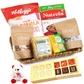 Hamper of 6 Goodies with Teddy and Chocolate Box